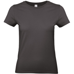 T-shirt femme col rond Used noir 185 g/m² B&C E190