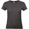 T-shirt femme col rond Used noir 185 g/m² B&C E190