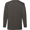 T-shirt manches longues homme Valueweight Noir – Fruit of the Loom – vue 2