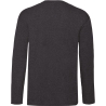 T-shirt manches longues Gris homme Valueweight Fruit of the Loom – vue 2