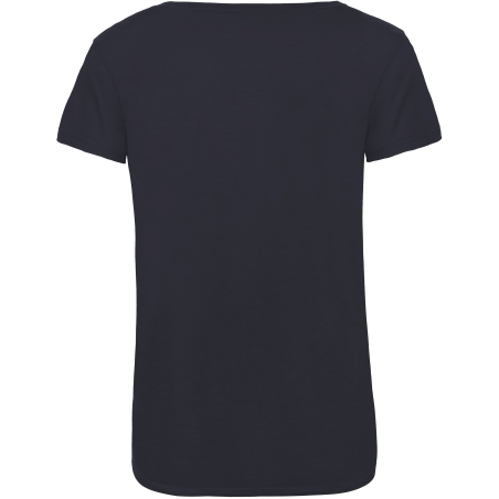 T-shirt Triblend Col Rond Femme Marine B&C – 130 g/m² – vue 2
