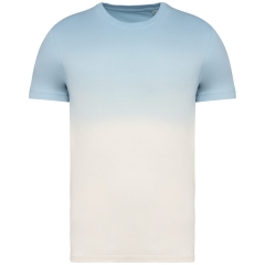 T-shirt Dip Dye écoresponsable unisexe Turquoise Native Spirit