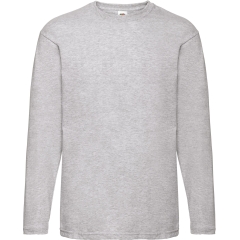 T-shirt manches longues Valueweight Gris Fruit of the Loom