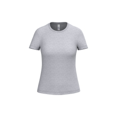 T-shirt femme col rond Gris iDeal Basic Brand 185 g/m²