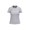 T-shirt femme col rond Gris iDeal Basic Brand 185 g/m²