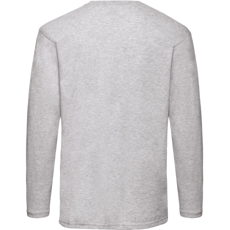 T-shirt manches longues Valueweight Gris Fruit of the Loom – vue 2