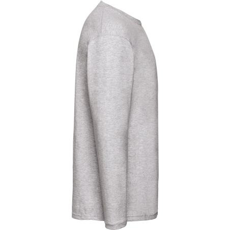 T-shirt manches longues Valueweight Gris Fruit of the Loom – vue 3