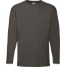 T-shirt manches longues Valueweight Graphite clair – Fruit of the Loom