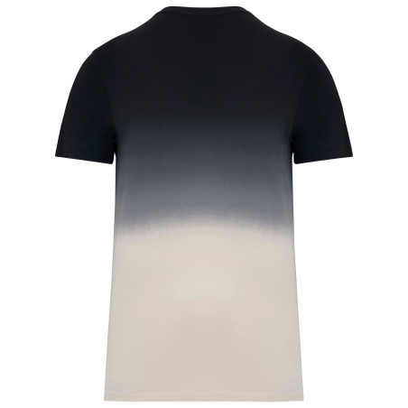 T-shirt écoresponsable Dip Dye Noir unisexe Native Spirit – vue 2