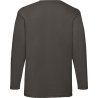 T-shirt manches longues Valueweight Graphite clair – Fruit of the Loom – vue 2