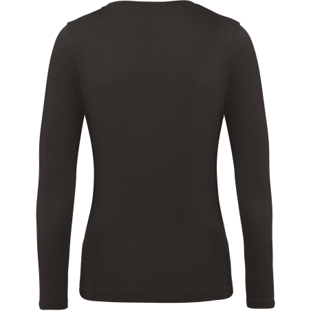 T-shirt bio manches longues femme Inspire Noir – B&C – vue 2