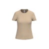 T-shirt femme Beige 185 g/m² iDeal Basic Brand