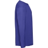 T-shirt manches longues Bleu Royal Valueweight Fruit of the Loom – vue 3