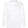 T-shirt manches longues homme Blanc Fruit of the Loom Valueweight