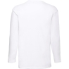 T-shirt manches longues homme Blanc Fruit of the Loom Valueweight – vue 2