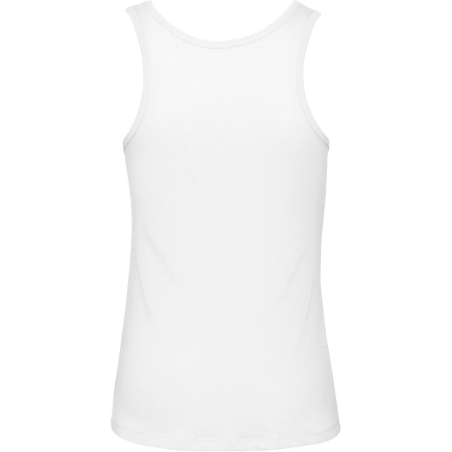 Débardeur Inspire Bio Femme Blanc B&C – Coton Biologique – vue 2