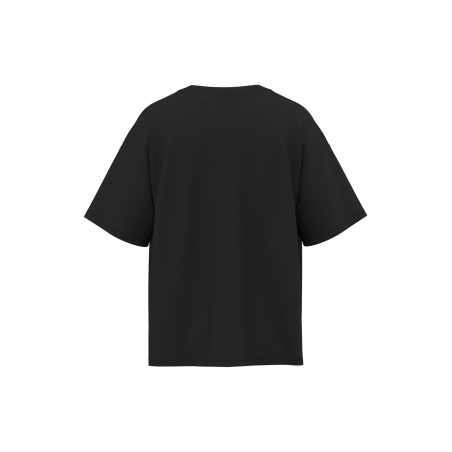T-shirt oversize unisex Noir 220 g/m² – iDeal Basic Brand – vue 2