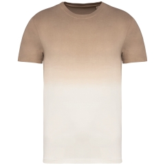 T-shirt écoresponsable Dip Dye unisexe Beige Native Spirit