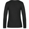 T-shirt manches longues femme Noir 185 g/m² B&C E190 – vue 2