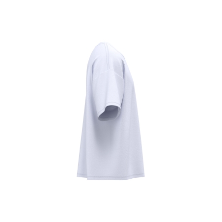 T-shirt oversize unisexe Blanc – iDeal Basic Brand – vue 3