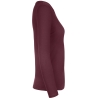 T-shirt manches longues femme B&C E190 Bordeaux – vue 3