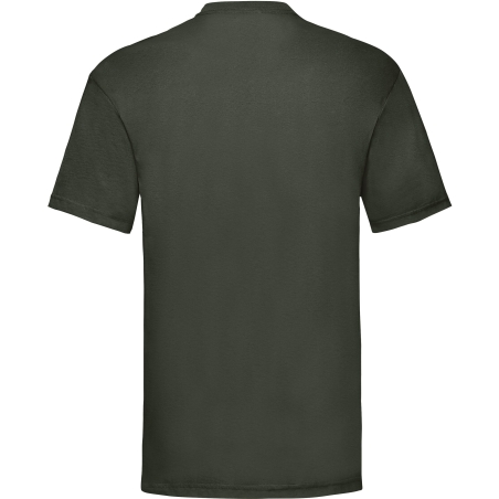 T-shirt homme Valueweight vert Fruit of the Loom – vue 2