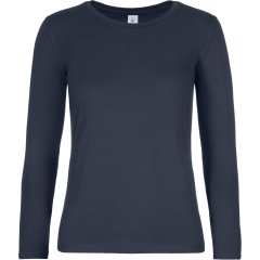 T-shirt manches longues femme Marine 185 g/m² B&C E190