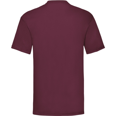 T-shirt homme Valueweight bordeaux – Fruit of the Loom – vue 2