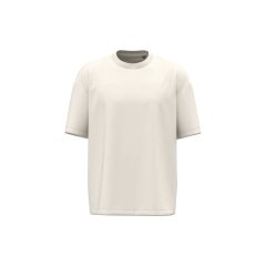 T-shirt oversize manches courtes Blanc Kariban – 220 g/m²