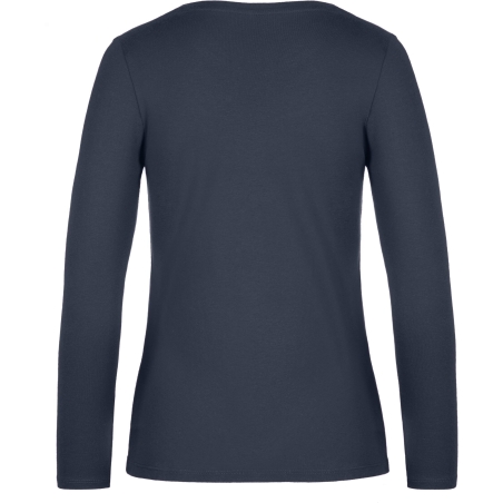 T-shirt manches longues femme Marine 185 g/m² B&C E190 – vue 2