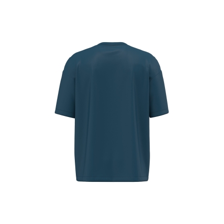 T-shirt oversize manches courtes Bleu (Ink Blue) Kariban – vue 2