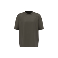T-shirt oversize manches courtes Khaki Kariban – Vert