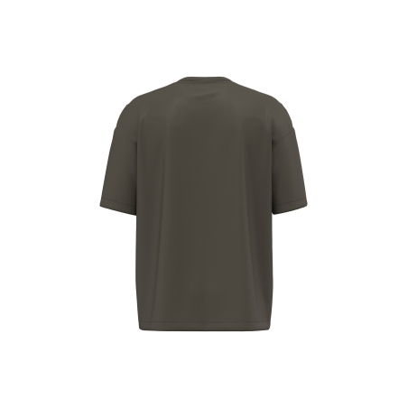 T-shirt oversize manches courtes Khaki Kariban – Vert – vue 2