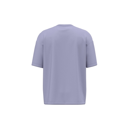 T-shirt oversize manches courtes violet Kariban – vue 2