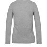 T-shirt manches longues femme gris B&C E190 – 185 g/m² – vue 2