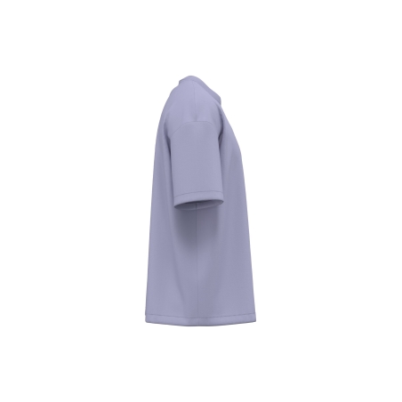 T-shirt oversize manches courtes violet Kariban – vue 3
