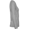 T-shirt manches longues femme gris B&C E190 – 185 g/m² – vue 3