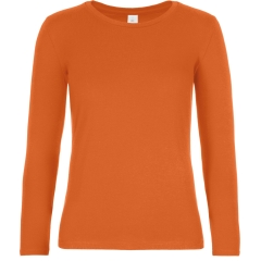 T-shirt manches longues femme B&C E190 Orange