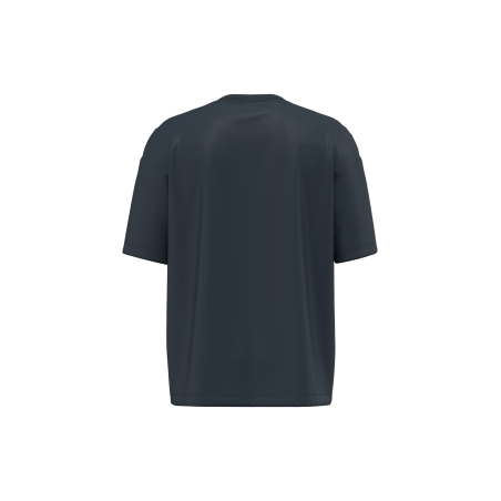 T-shirt oversize manches courtes marine Kariban – vue 2