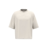 T-shirt écoresponsable boxy épaules tombantes Blanc Native Spirit