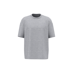 T-shirt oversize manches courtes Gris Kariban – 220 g/m²