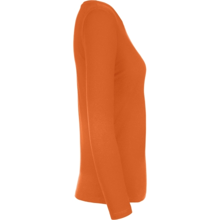 T-shirt manches longues femme B&C E190 Orange – vue 3