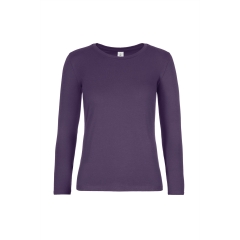 T-shirt manches longues femme B&C E190 Violet