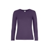 T-shirt manches longues femme B&C E190 Violet