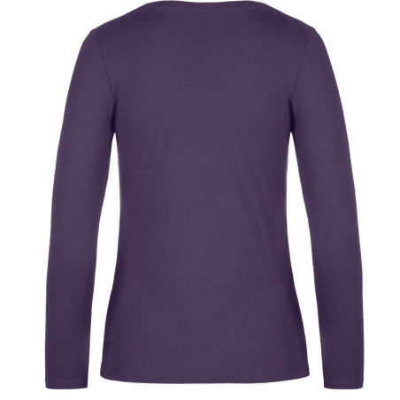 T-shirt manches longues femme B&C E190 Violet – vue 2