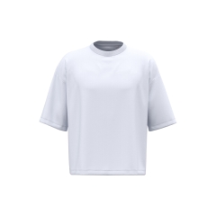 T-shirt écoresponsable boxy épaules tombantes Blanc Native Spirit (NS348)