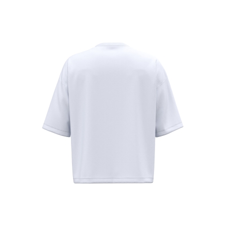 T-shirt écoresponsable boxy épaules tombantes Blanc Native Spirit (NS348) – vue 2