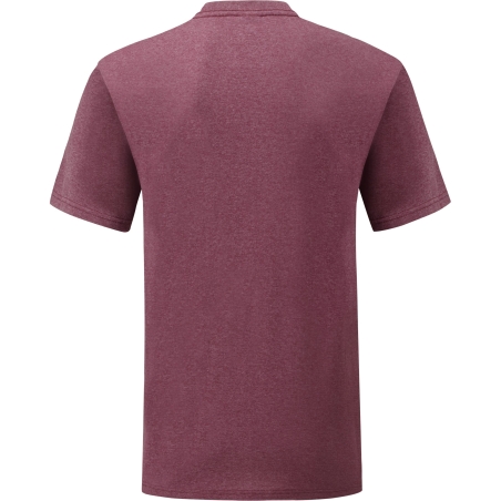 T-shirt homme Valueweight Bordeaux chiné – Fruit of the Loom – vue 2