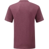 T-shirt homme Valueweight Bordeaux chiné – Fruit of the Loom – vue 2