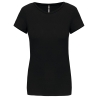 T-shirt col rond slim femme noir 160 g/m² – Kariban
